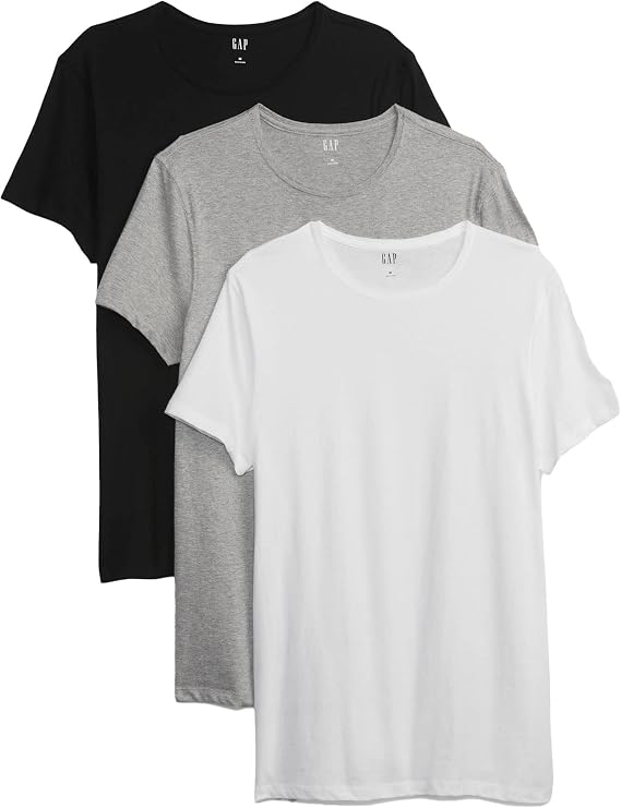 Gap Men's 3-Pack Cotton Classic Tee T-Shirt