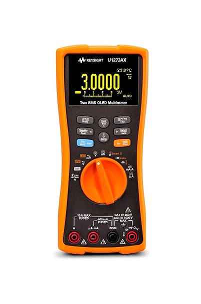 KEYSIGHT U1273AX Handheld Digital Multimeter, 4.5 Digit, OLED Display,40 deg C to 55 deg C Operating Temperature