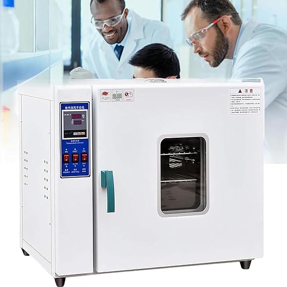 Lab Forced Air Convection Drying Oven 16L Constant Temperature Blast Drying Oven Digital Lab Thermostatic Electric Incubator Box with Temperature Control & Timer,220V