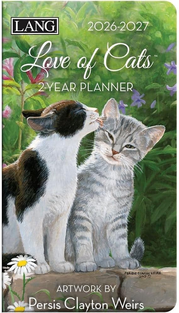 Lang, Love Of Cats 2026 Planner, 3.63'' X 6.5'', Weekly Calendar with Stapled Binding