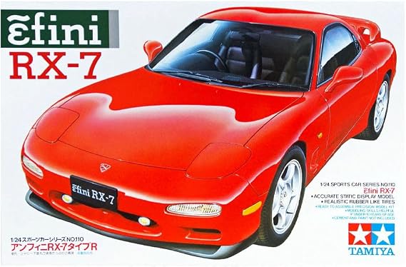 Tamiya Mazda RX-7 1/24 Scale Model Kit 24110