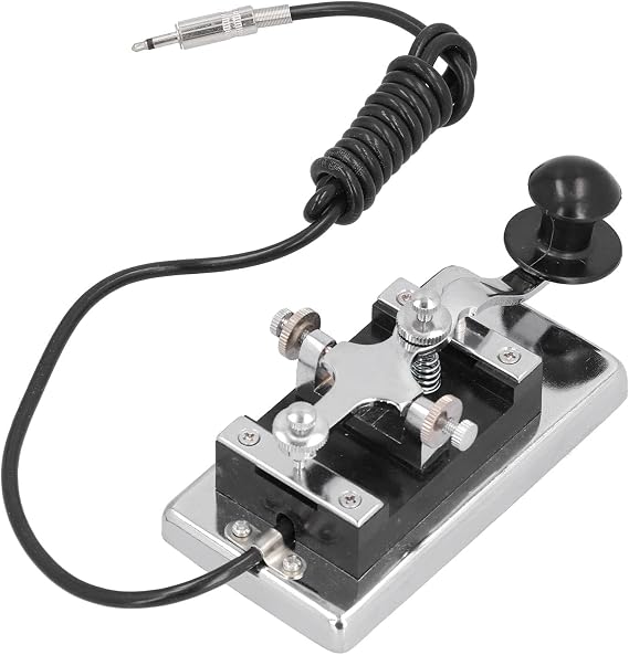 Morse Code Telegraph CW Stainless Steel DIY Science Experiment Aids HY-K4