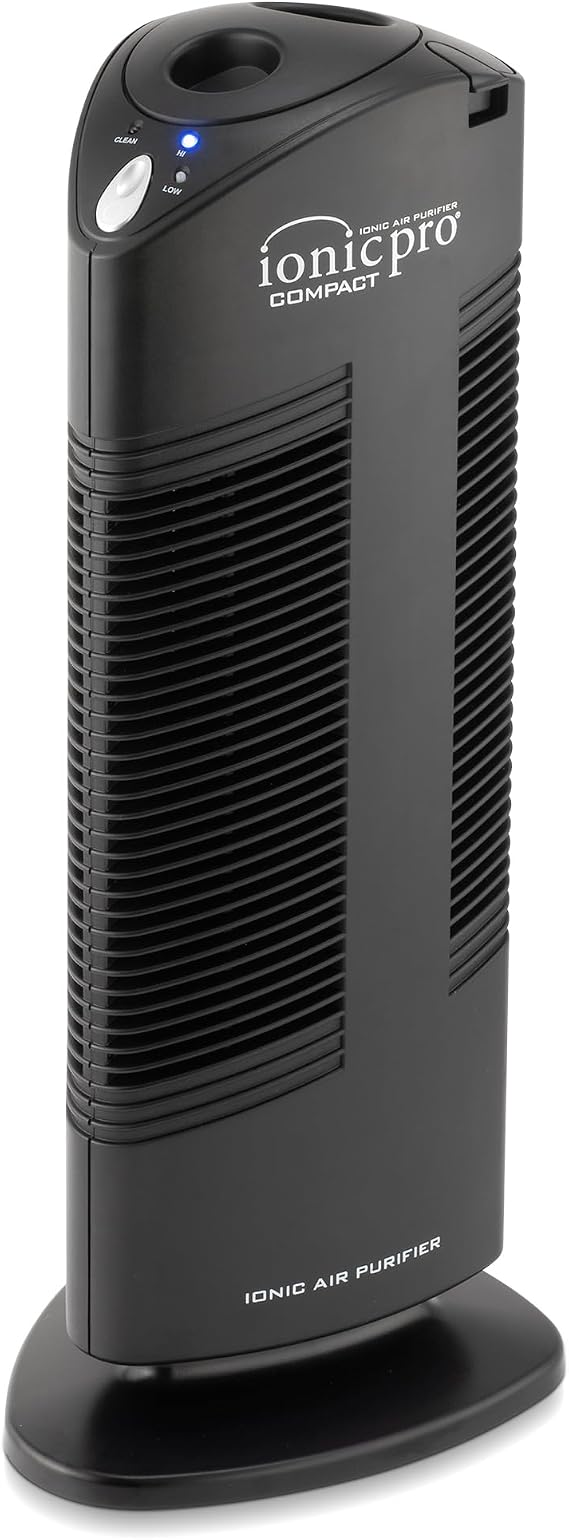 Ionic Pro Compact Filterless Air Purifier for Home, Cleans Up to 300 sq.ft