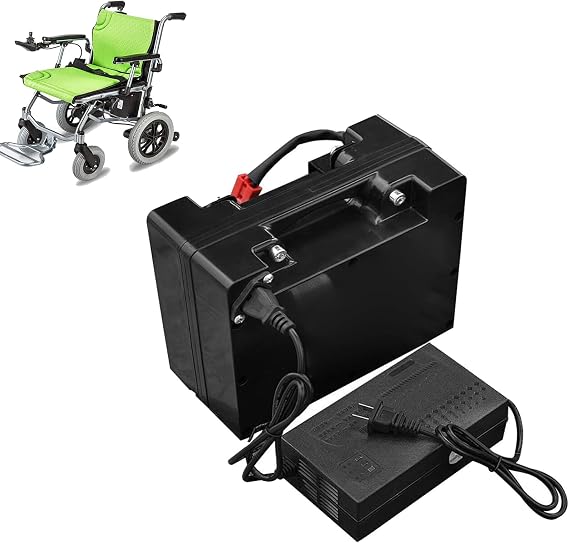 24V Electric Wheelchair Battery 24V Lithium Battery 24V 10Ah 12Ah 15Ah 20Ah 25Ah 30Ah Rechargeable Wheelchair Battery Foldable Power Wheelchair Battery