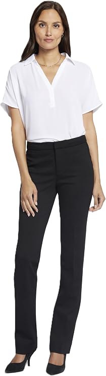 NYDJ Womens Teresa Wide Leg Ankle Fray Hems