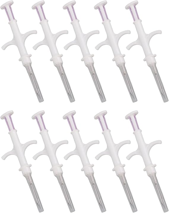 Garsent Universal Pet Microchip for Dogs Cats Livestock Poultry Fish Management Tracking, 10 Pack Low Frequency Animal Microchip Kit, Ideal for Pet Identification, Suitable for Hospitals and Farms