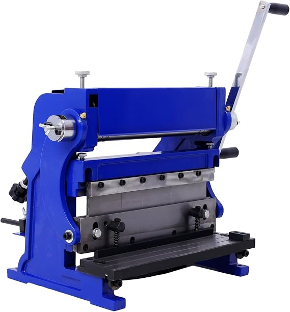 Dawn Sheet Metal Brake 3-in-1 12-inch,Shear Press Brake 20-Gauge Capacity,Combination Sheet Metal Machine Solid Construction,Shears and Slip Roll Machine for Shear Bending Rolling