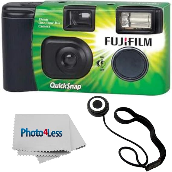 Fujifilm QuickSnap Flash 400 Disposable 35mm Camera - Hand Strap