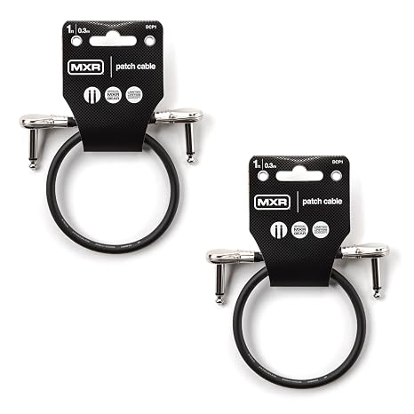 MXR DCP1 Patch Cable - 1 Ft (2 Pack)