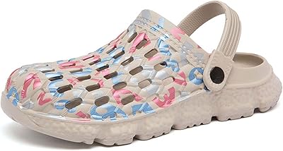 Mens Garden Clogs Camouflage Water Sandals Sport Clog Lightweight Slip Resistant Rubber Shoes