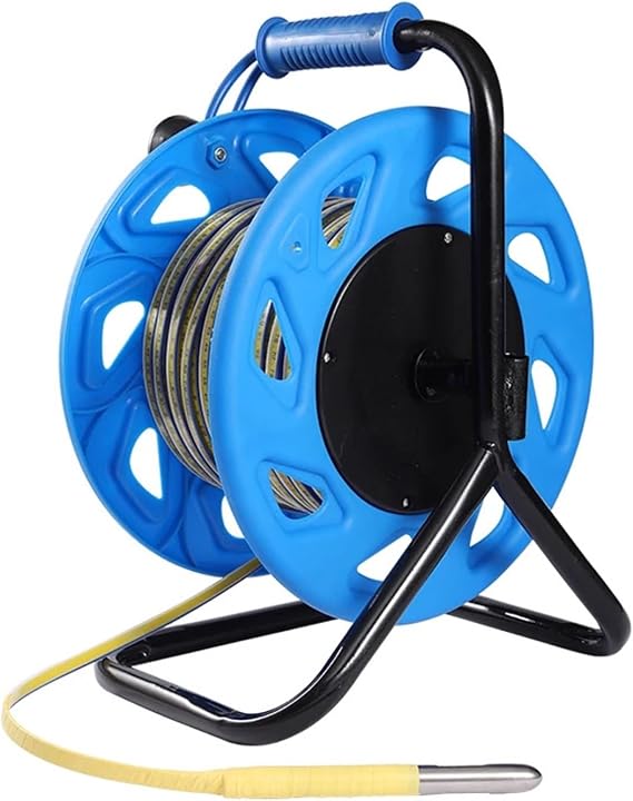 Portable Deep Well Water Level Meter, Water Level Measure Tape, Depth Water Meter Level 10m, 20m, 30m, 50m, 100m, 200m, 150m 300m50m