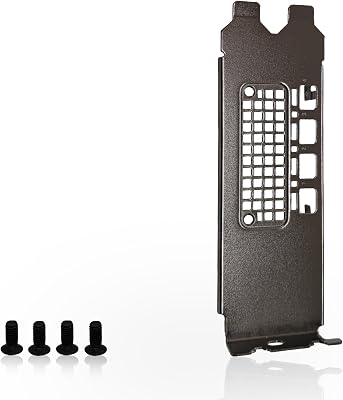 Long Full Height Bracket Compatible with Nvidia Quadro RTX A2000 with 4 Screws