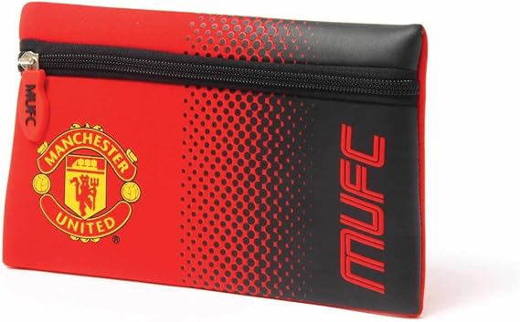 Manchester United F.C. Fade Design Flat Pencil Case