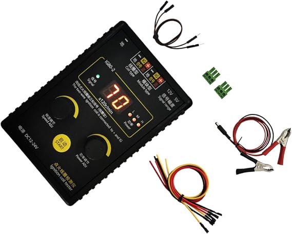 Sturdy Motorcycle Ignition Coil Tester Portable Diagnostic Tool Ensuring Easy And Accurate Ignition Coil Testing Diagnostical Repair Tool Overcurrent Protected