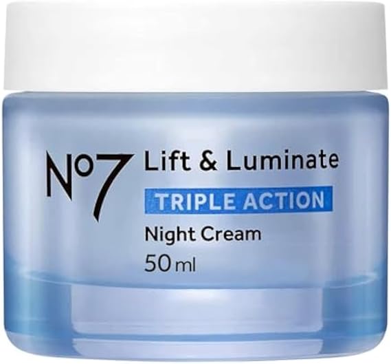 No7 Lift & Luminate Triple Action Night Cream ENHANCED FORMULA - 50ml (pack of 1)