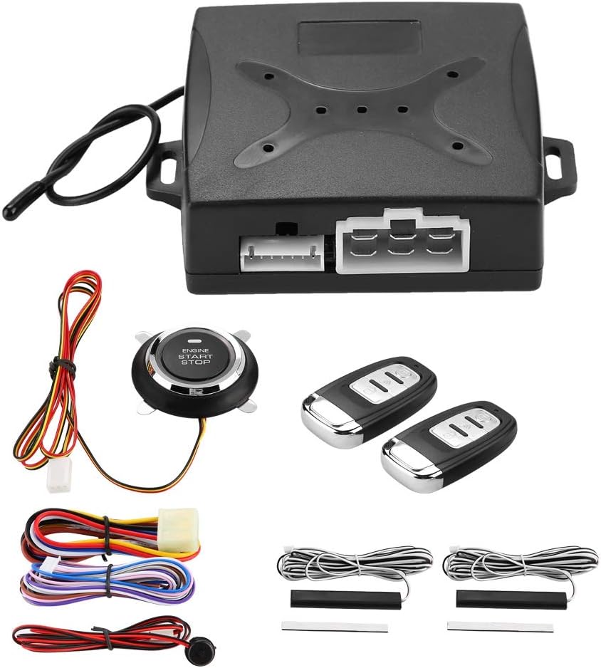 Engine Starter Car Alarm System Universal Car Alarm System Engine Ignition Keyless Entry Push Button Remote Starter