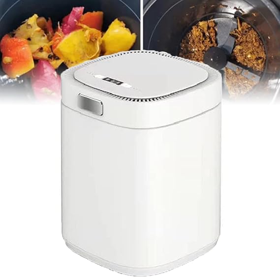 Electric Kitchen Composter, Smart Kitchen Waste Composter, 2.5L Capacity, Automatic Food Waste Cycler, Transform Garbage into Nutrient-Rich Dirt for Lawn, Garden or Home Potted Plants