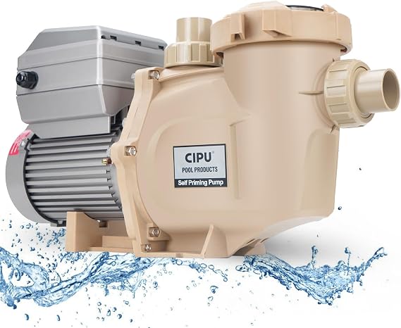 CIPU 1.5HP Variable Speed Pool Pump 230V High Performance Intelligent Control for Inground Swimming Pools All-Weather Water Clean Filter Pump System Replacement ETL/DOE Certificated CSPPV711