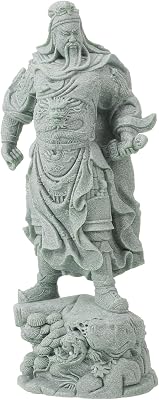 Chinese Stone Gong Sculpture Decorative Statue for Home Stone Material Detailed Craftsmanship for Chinese Style Decoration