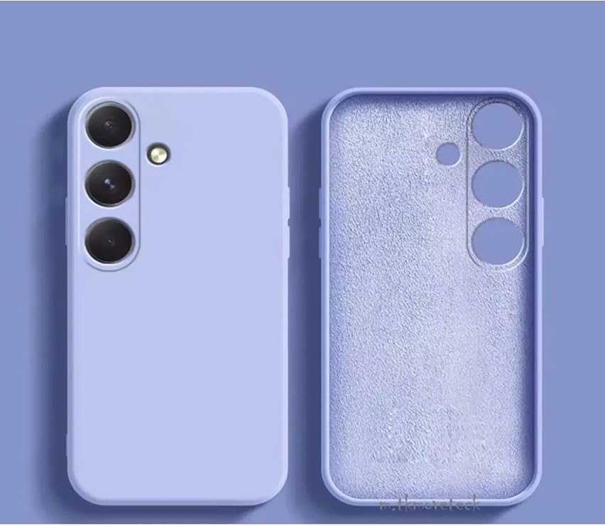 m.tk moveteck Tecno Spark 40 Pro Kılıf, Lansman Kamera Korumalı, İçi Kadife Yumuşak Silikon, Mat Hisli, Lila