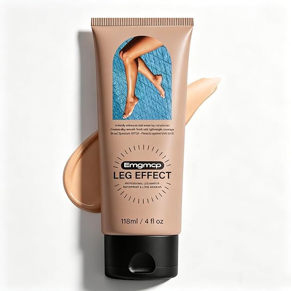 Leg Makeup Waterproof with SPF 30, Medium Coverage No Transfer Body Concealer, Tattoo & Scar Cover Up, Long Lasting Leg & Body Foundation, Flawless Looking Legs for All Skin Tones (#01)