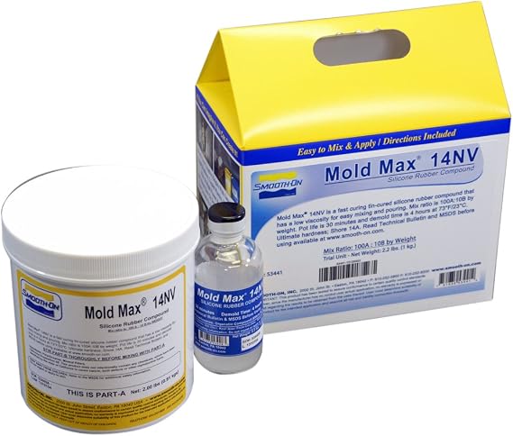 Mold Max 14NV - Low Viscosity Tin Cure Silicone Rubber Compound - Pint Unit