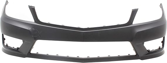 Evan Fischer Front Bumper Cover Compatible with 2012-2014 Mercedes Benz C300/C350 2012-2015 Primed with AMG Styling Package Parktronic and Side Marker Light Holes Coupe/(Sedan 12-14)