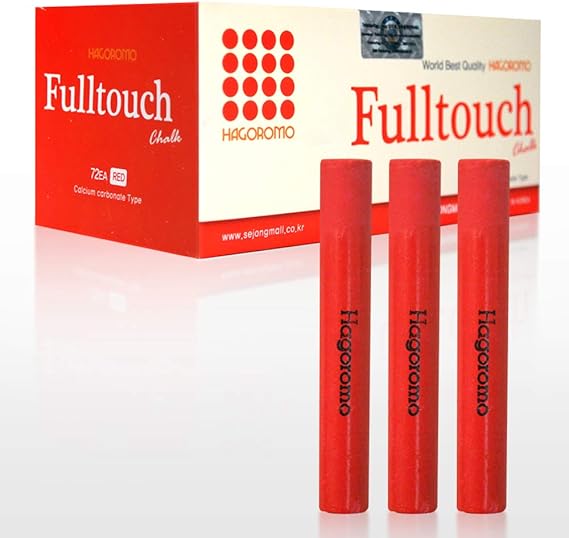 Hagoromo Fulltouch Chalk 1Box (72Pcs) Red