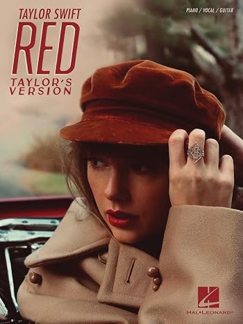 Taylor Swift: Red (Taylors Version) Songbook | Piano/Vocal/Guitar Sheet Music Book for All Skill Levels | Includes 30 Hit Songs from the Remake Album |Perfect Gift for Fans,Students and Music Teacher