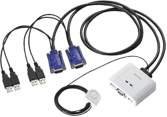 erekomu KVM Switch USB VGA