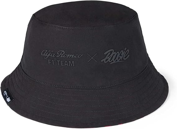 Alfa Romeo Racing F1 Limited Edition Black Reversible Bucket Hat
