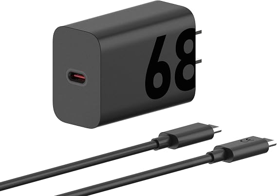 Motorola TurboPower 68W USB-C Wall Charger + 3.3ft 6.5 Amp Cable