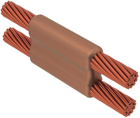 PTD3Q3Q - CADWELD, Parallel Cable Mold, Graphite, 500 kcmil Stranded Conductor, 0.813 x 0.813 in. O.D., Cable to