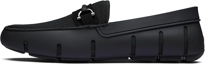 SWIMS Men's Sporty Bit Penny Loafer, Breathable Mesh Suede Slip-On Shoe