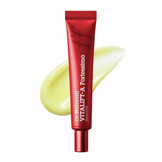 Dr.Different VITALIFT-A Fortessimo Retinal 0.15%, Intensive Anti-Aging Cream for Wrinkle Reduction, Skin Elasticity, Lifting, Firming with Vita A, K-Skincare made by Korean Dermatologist. (1.06oz)