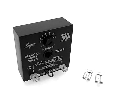 Geakv Time Delay Break, Fits ADM-2, ICM ICM102B, TD69, Stainless Steel, 1/4" Compressor Protector