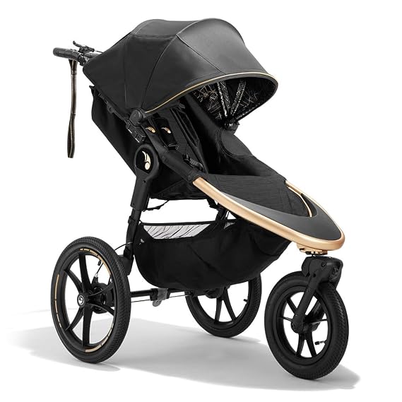 Baby Jogger Summit X3 3-Wheel Jogging Stroller with Hand Brake One-Hand Compact Fold & All-Wheel Suspension, City Royalty