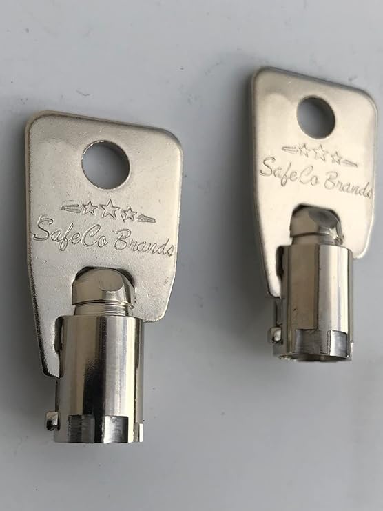 2-Keys for Vending Machines with Tubular Chicago Ace Code TT003 2-Keys SafeCo Brands