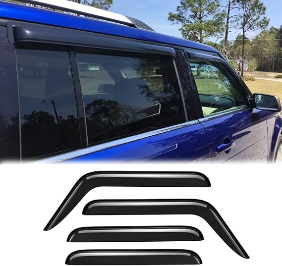 Tape-on Side Window Wind Deflectors for Range Rover Sport 2006-2013 LA04