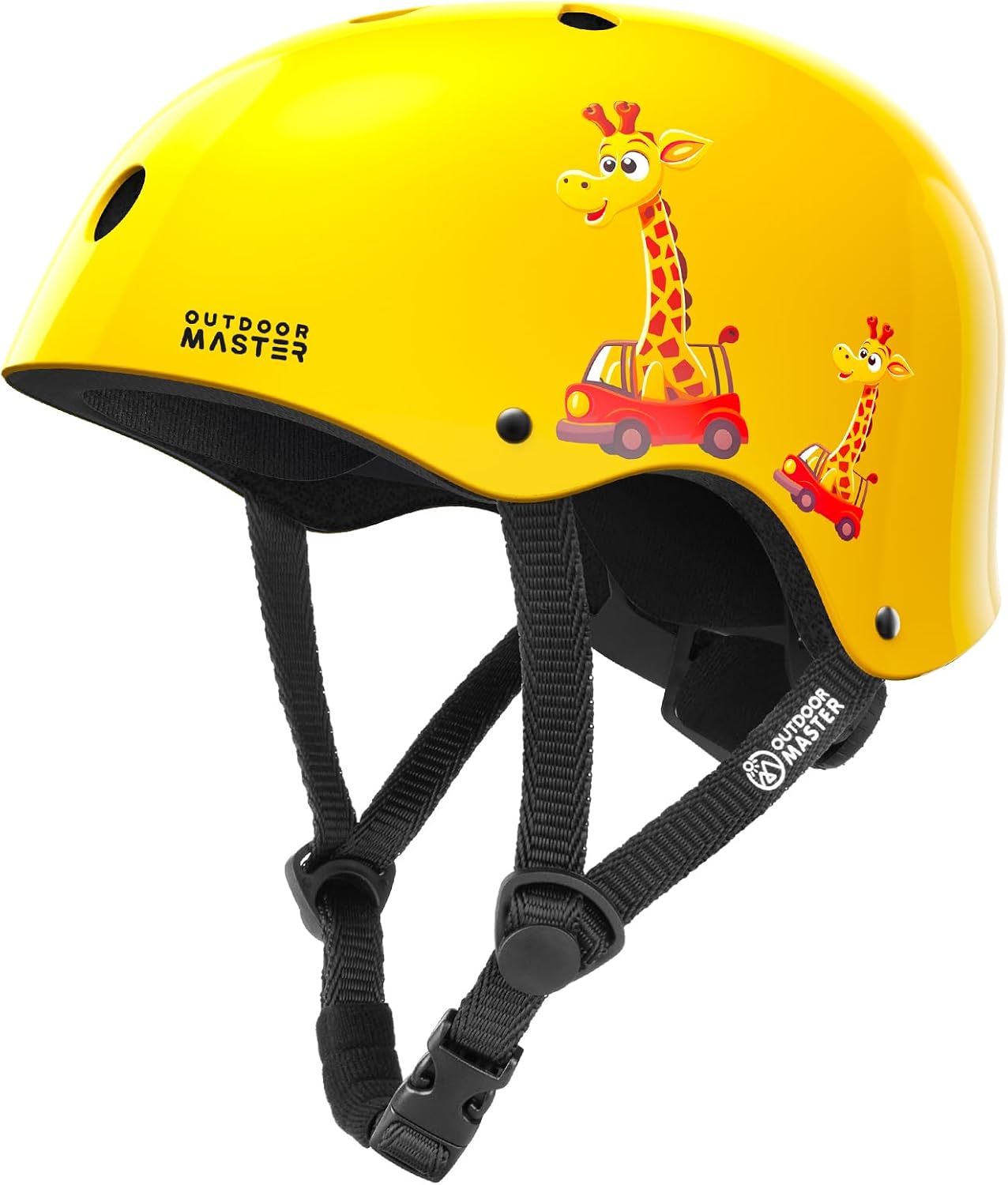 OutdoorMaster Youth & Kids Bike Helmet -Beetles Jr.Adjustable Multi-Sports Skateboard Helmet with Removable Liners for Balance Bike, Toddler Scooter