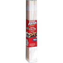 Piknik Ağaç Bambu Çöp Şiş 25 Cm–100'Lü 113-P