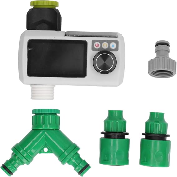 Solar Powered Smart Water Timer for Garden Hose, Automatic Drip