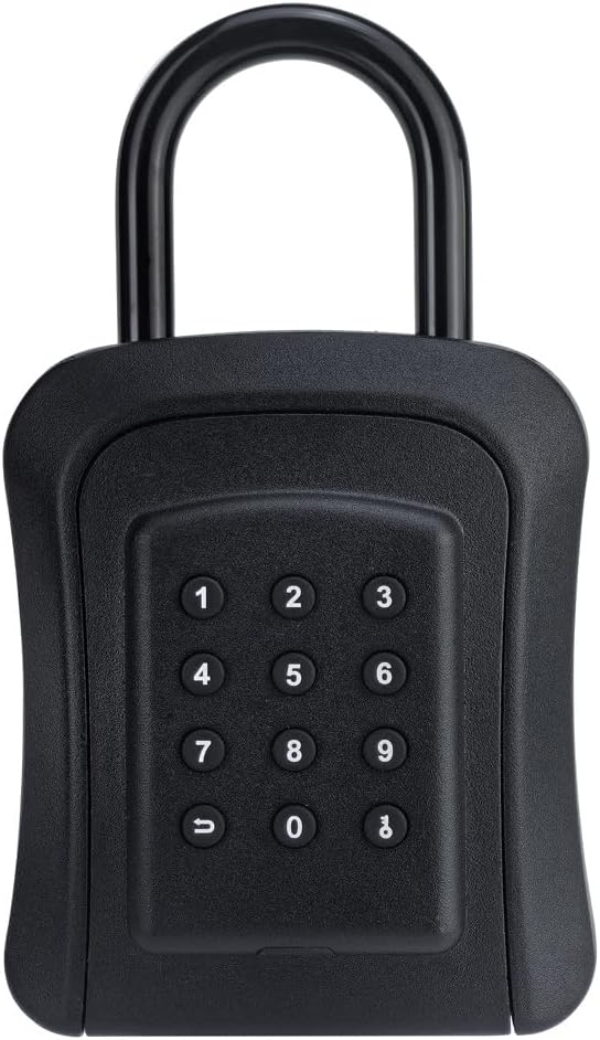ロックキー用スマートキーロックボックス、スマートBluetoothウォールマウントキーボックス、外部アプリコントロールBluetooth、ハウスキー用アウトドアキーボックス、TTlockアプリ、屋外用壁掛けキーボックス