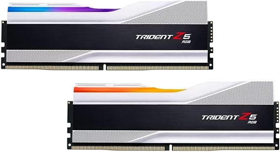 G.Skill DDR5 RAM DDR5-6400 32GB Memory C32 Trident Z5 RGB K2, Black, F5-6400J3239G16GX2-TZ5RS