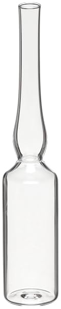 Kimax 12010L-10 Borosilicate Glass 10mL Trimmed Stem Score-Break Ampule in Lab-Pack (Case of 576)