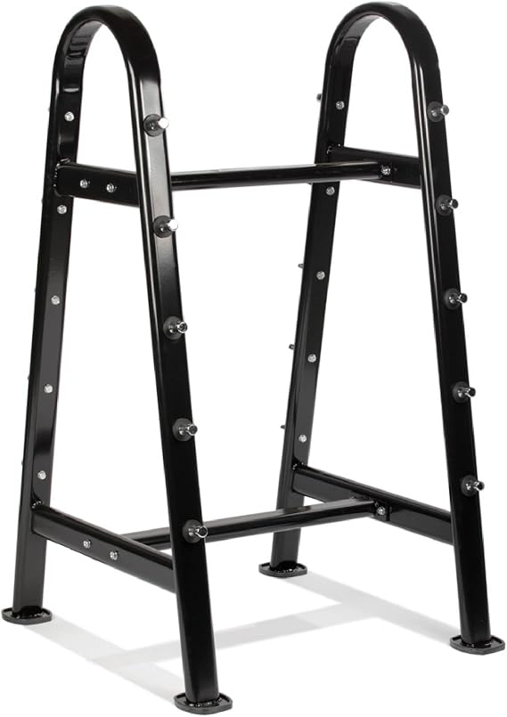 Titan Fitness Fixed Barbell Rack, Holds 10 Straight or EZ Curl Bars, Free Standing A-Frame Garage Gym Barbell Weight Storage Rack Stand