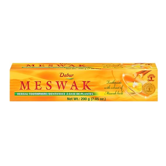 Dabur Fluoride Free Toothpaste Sensitive Toothpaste with Miswak for Gum Health Enamel Protection & Tartar Remover for Teeth Plaque Remover Strengthens Gums & Freshens Breath