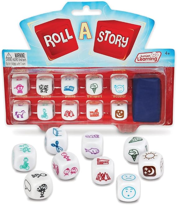 Junior Learning Roll A Story Dice Game