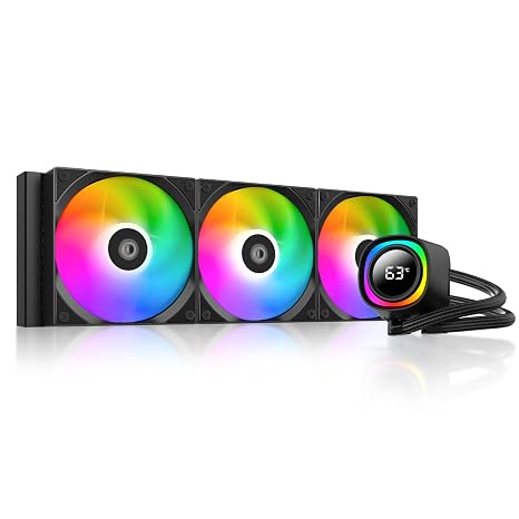 ID-COOLING FX360 TD 360mm AIO CPU Cooler, Real-Time CPU Temperature Display