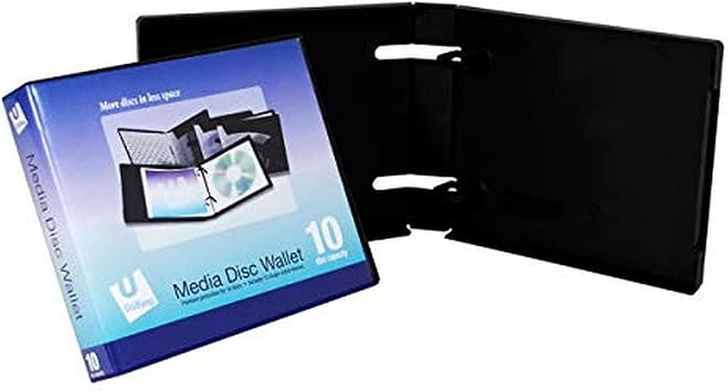 Empty UniKeep 10 Disc Wallet - Case of 20 - Black